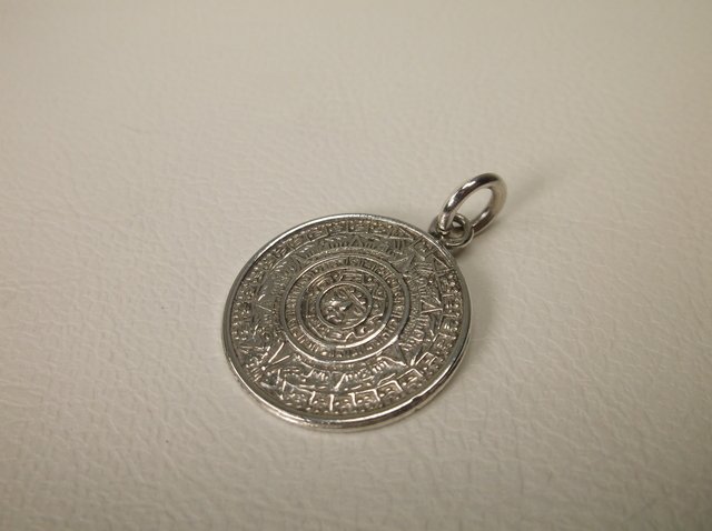 Beautiful Sterling Taxco Aztec Mayan Pend MC177: .