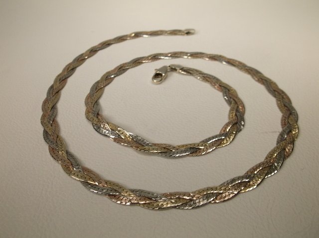 Beautiful Sterling Silver Chain Necklace 18" Heavy (1 of 1)