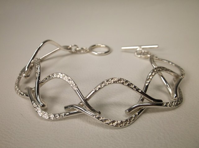Gorgeous Heavy Sterling Silver Bracelet (1 of 1)