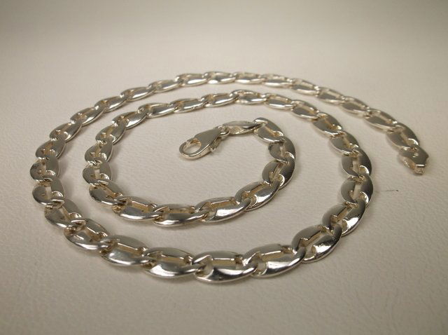Beaut Sup heavy Sterling Silver Necklace 18" Thick (1 of 1)