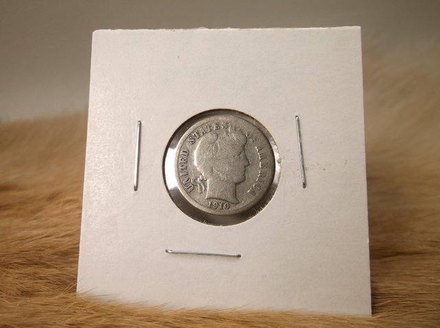 1910 D US Silver Barber Dime (1 of 1)
