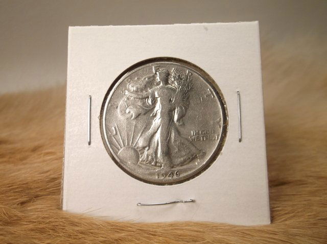 1946 S US Silver Walking Liberty Half Dollar (1 of 1)