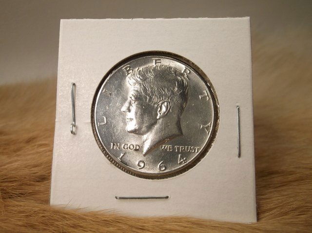1964 US Silver Kennedy Half Dollar (1 of 1)