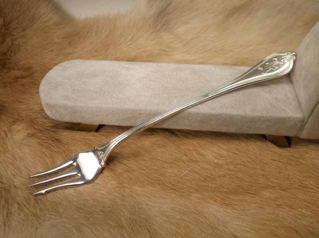 Antique Trident Sterling Silver Pickle Fork (1 of 3)