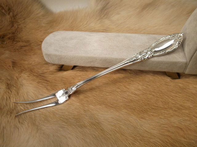 Antique Sterling Silver Pickle Fork Sup Heavy (1 of 3)