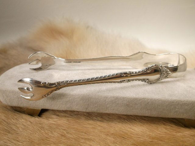 Beaut Antique Gorham Sterling Silver Sugar Tongs (1 of 4)