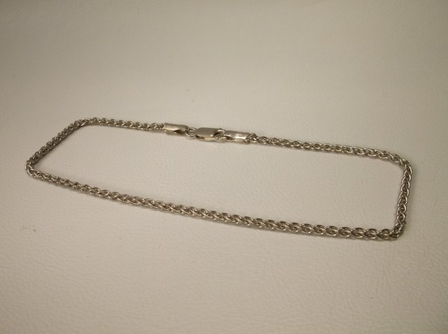 Heavy Sterling Silver Anklet Thick: .