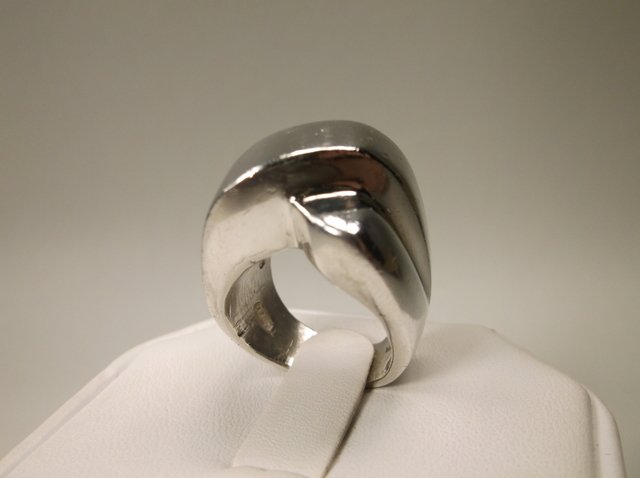 Beautiful Super Heavy Sterling Silver Design Ring 6 (1 of 3)