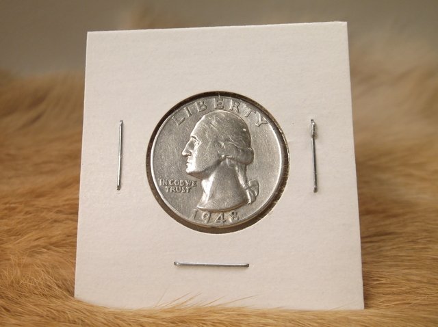 1948 US Silver Washington Quarter (1 of 1)