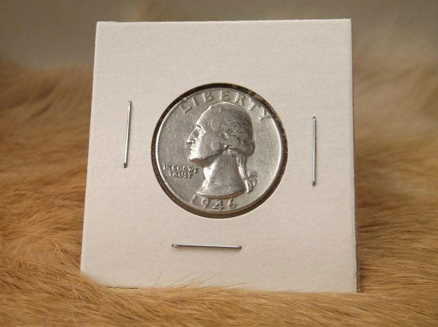 1946 US Silver Washington Quarter (1 of 1)