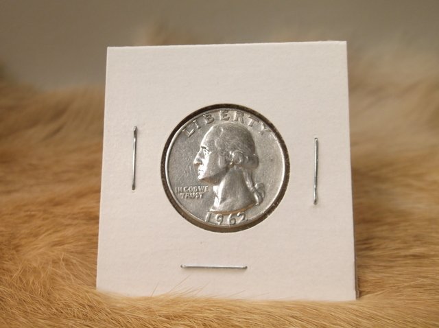 1962 US Silver Washington Quarter (1 of 1)