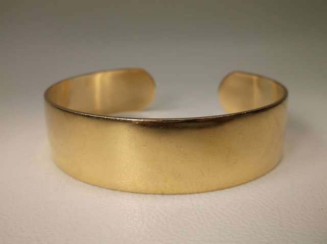 Nice Heavy Bab 12kt GF Cuff Bracelet (1 of 1)