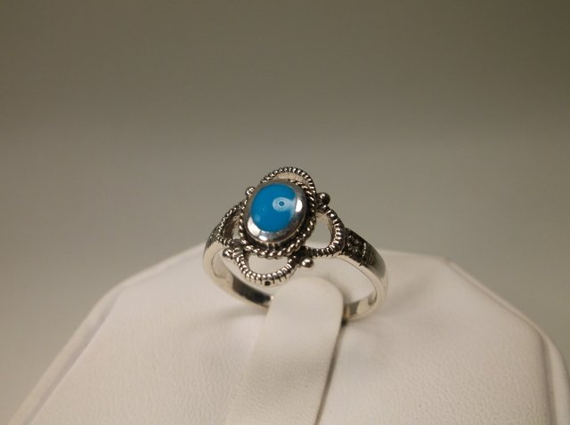 Beautiful Sterling Silver Turquoise Ring 7 (1 of 1)