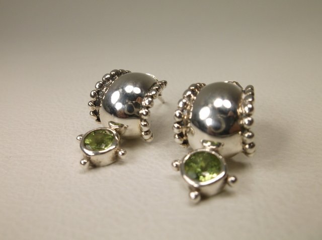 Gorgeous Sterling Silver Citrine Earrings (1 of 1)