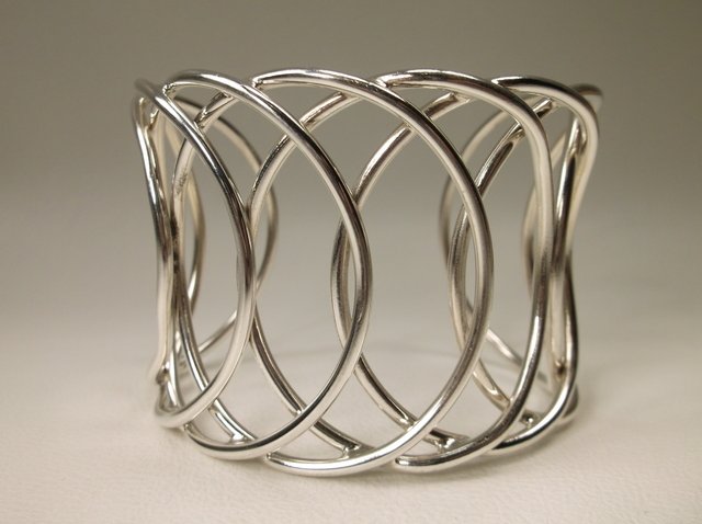 Gorg Huge Sup Heavy Sterling Silver Cuff Bracelet (1 of 3)