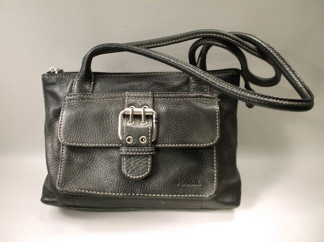 Fossil Leather Handbag Purse Nice (1 of 3)