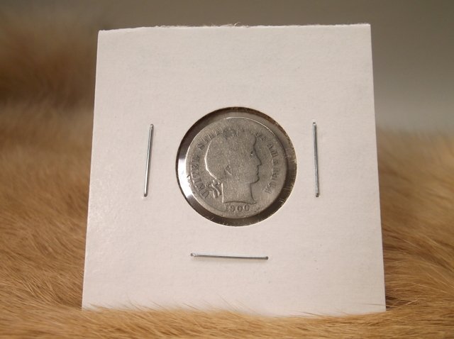 1900 US Silver Barber Dime (1 of 1)
