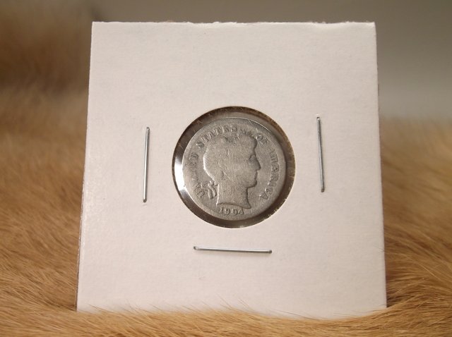 1904 US Silver Barber Dime (1 of 1)