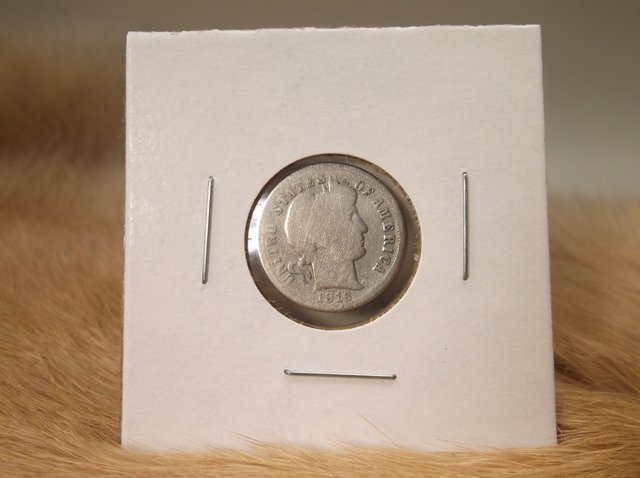 1916 S US Silver Barber Dime (1 of 1)