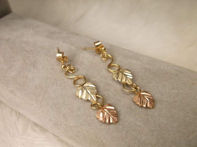 Beautiful 10kt Gold Earrings With backings (1 of 1)