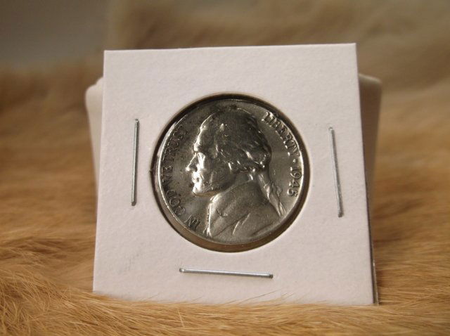 1945 P US Silver Wartime Nickel (1 of 1)