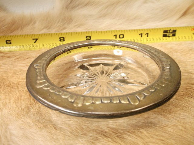 Antique Sterling Silver Ashtray (1 of 2)