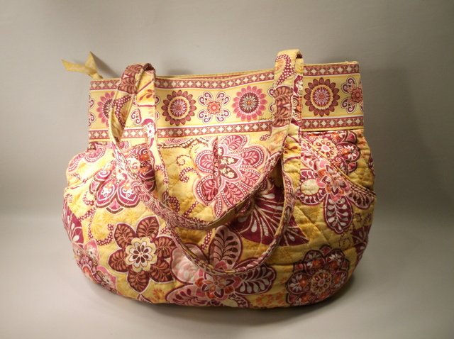 Vera Bradley Yellow Handbag Purse: .