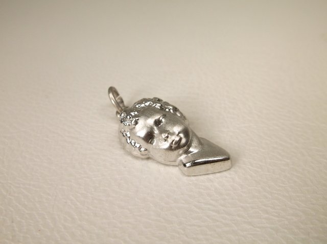 Antique Sterling Silver Boy Charm beautiful (1 of 1)