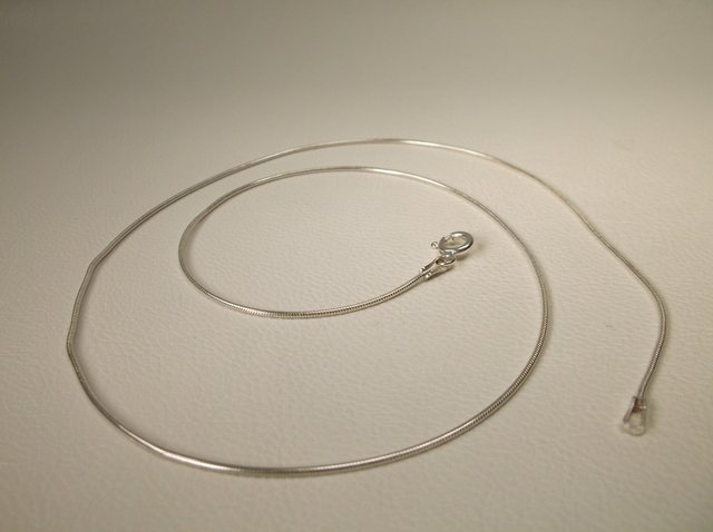 Beautiful Sterling Silver Chain Necklace 18" (1 of 1)