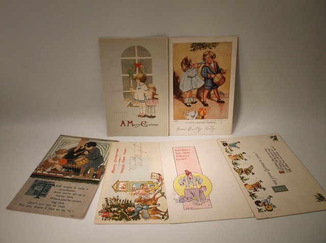 Early 1900s Christmas Postcard Lot (1 of 1)