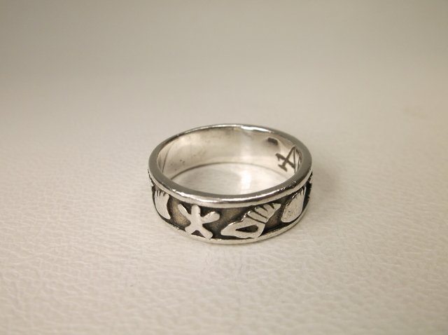 Beautiful Sterling Silver Atlantis Ocean Ring 8 (1 of 2)