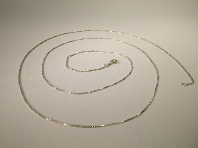 Beautiful Sterling Silver Chain Necklace 30" (1 of 1)