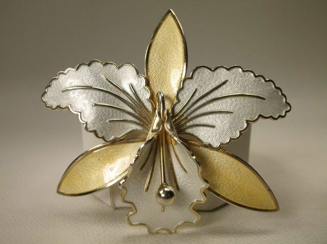 Incredib Antique Norway Sterling Silver Enameled Brooch (1 of 5)