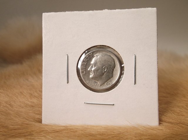 1948 D US Silver Roosevelt Dime (1 of 1)