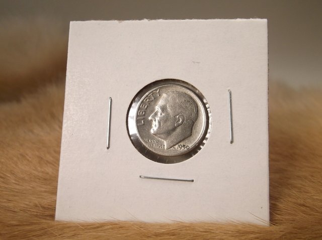 1950 D US Silver Roosevelt Dime (1 of 1)