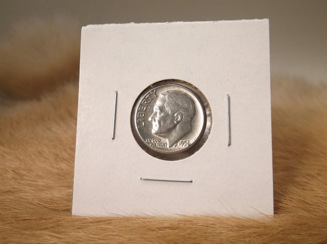 1956 US Silver Roosevelt Dime (1 of 1)