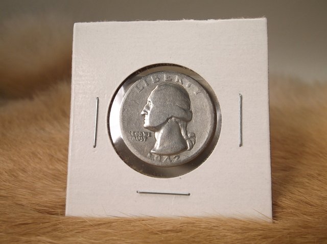 1942 D US Silver Washington Quarter (1 of 1)