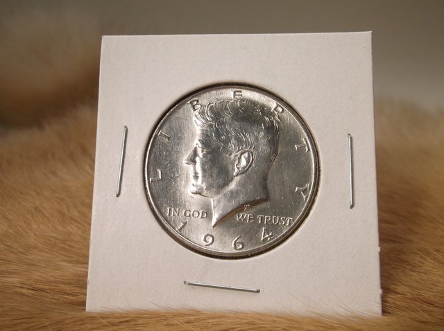 1964 D US Silver Kennedy Half Dollar (1 of 1)