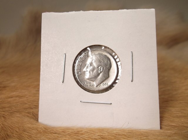 1956 D US Silver Roosevelt Dime (1 of 1)