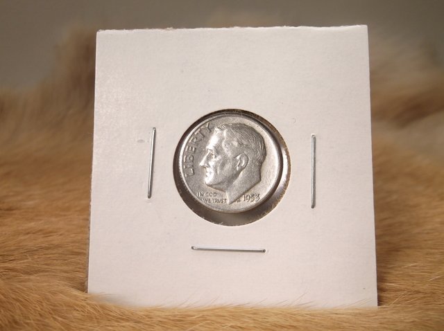 1953 S US Silver Roosevelt Dime (1 of 1)