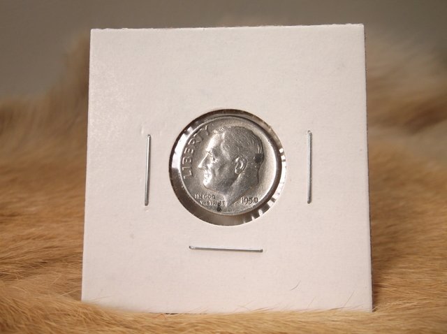 1950 US Silver Roosevelt Dime (1 of 1)
