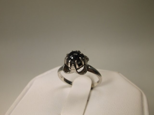 Beautiful Antique Sterling Silver Pearl Ring 5.5 (1 of 1)