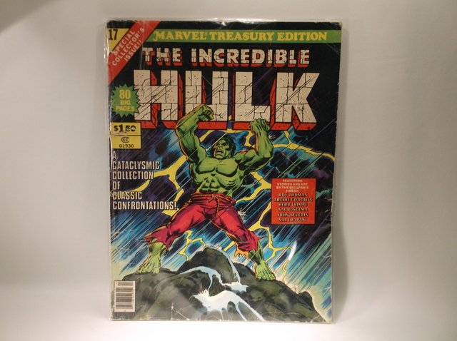 1970s Marvel Treasury Incredible Hulk Comic Book #17 (1 of 2)
