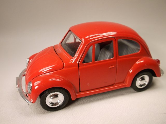Nice Die Cast Red Volkswagen Beetle: .