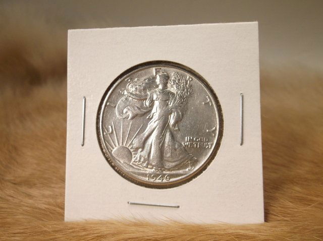1946 S US Silver Walking Liberty Half Dollar (1 of 1)