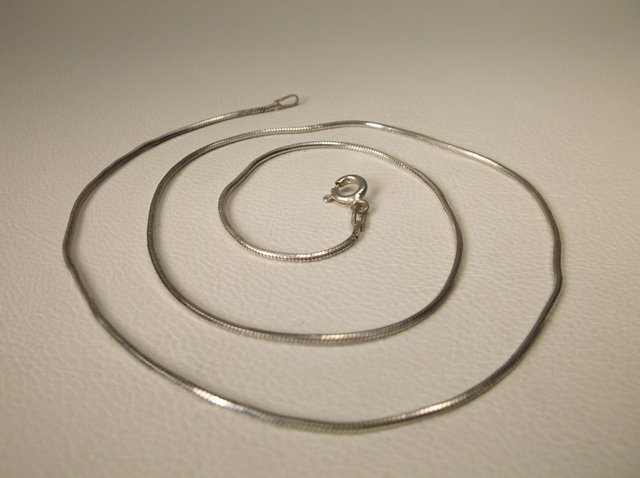Nice Heavy Sterling Silver Chain Necklace 18" (1 of 1)