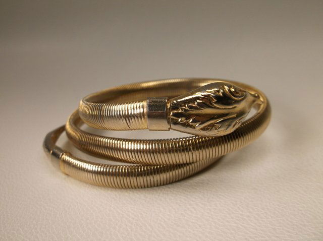 Vintage Snake Wrap Bracelet (1 of 2)