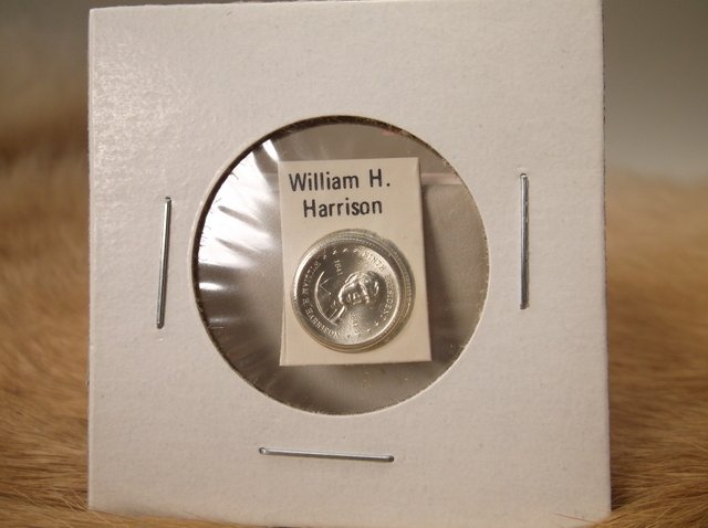 William H Harrison Sterling Silver Presidential Coin: .