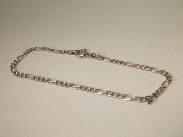 Beautiful Sterling Silver Chain Bracelet (1 of 1)