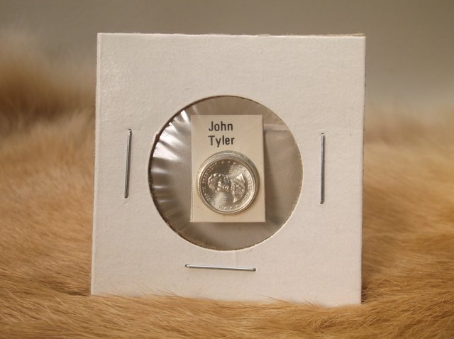 Sterling Silver John Tyler Presidential Coin: .